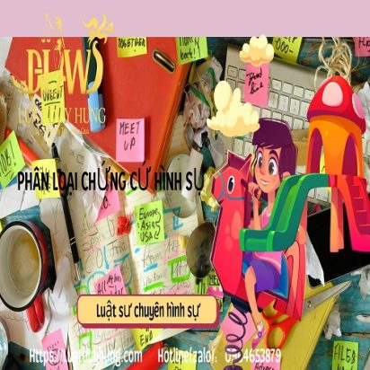 Phân loại chứng cứ hình sự