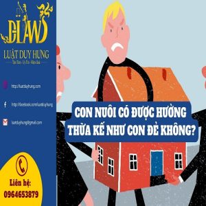Con nuôi có được hưởng thừa kế