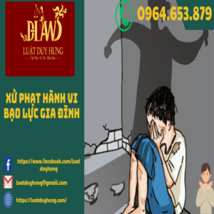 XỬ PHẠT HÀNH VI BẠO LỰC GIA ĐÌNH NHƯ THẾ NÀO?