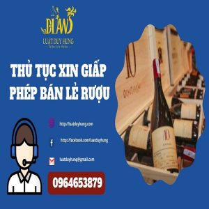 Giấy phép kinh doanh bán lẻ rượu