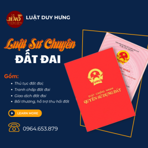 Dịch vụ luật sư chuyên đất đai