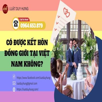 CÓ ĐƯỢC KẾT HÔN ĐỒNG GIỚI TẠI VIỆT NAM KHÔNG?