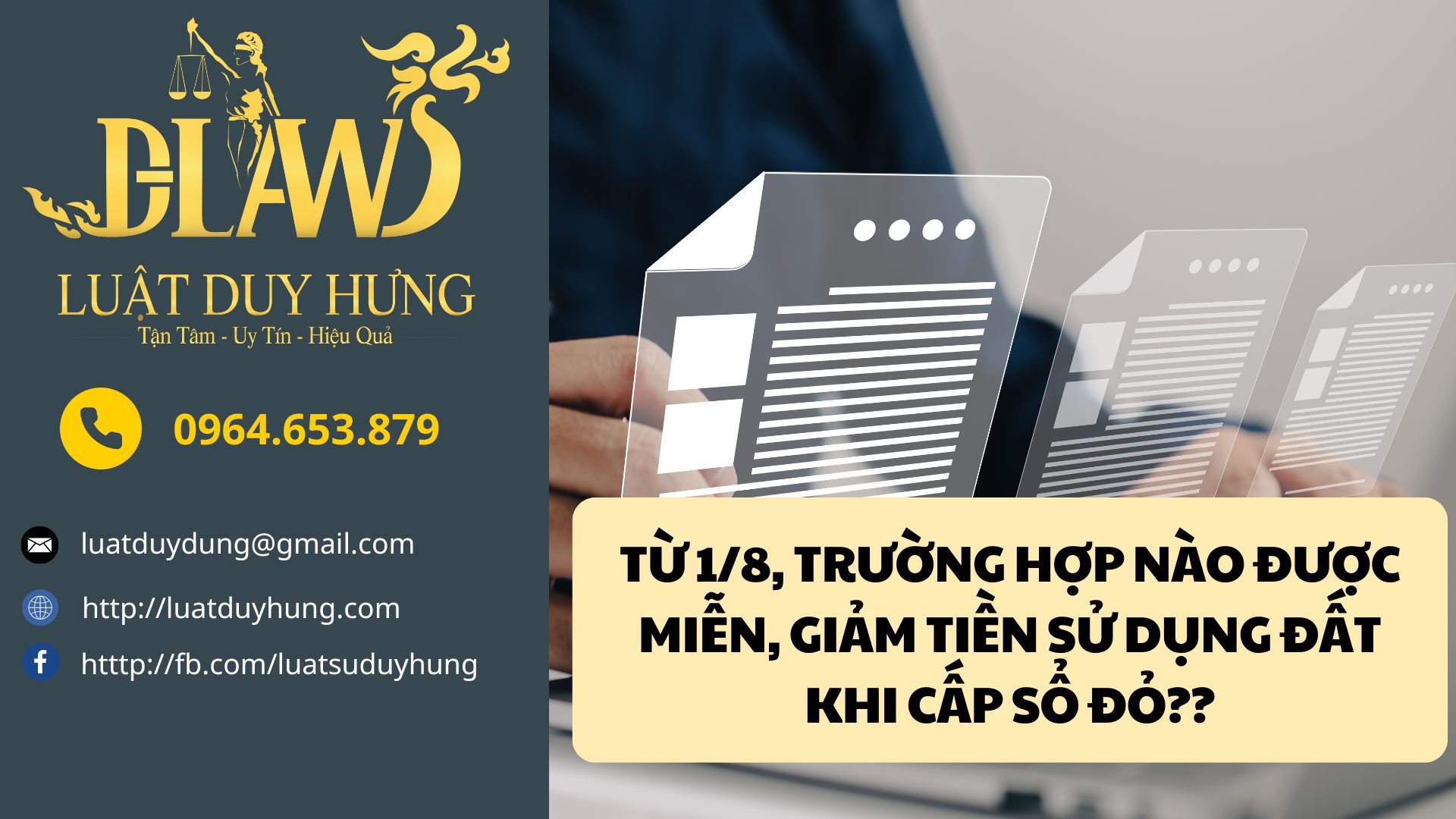 miễn giảm tiền sử dụng đất