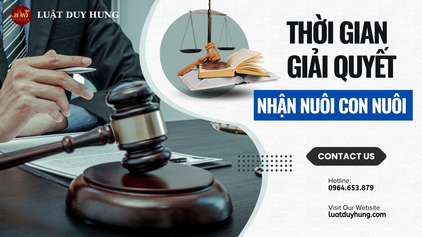THỜI GIAN GIẢI QUYẾT NHẬN NUÔI CON NUÔI