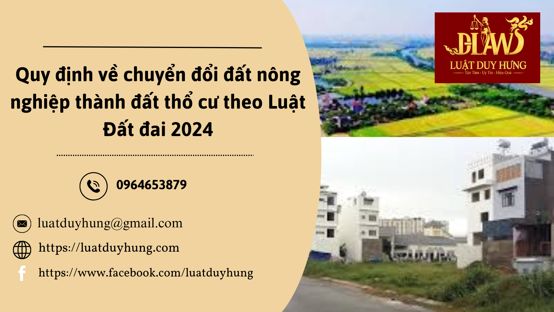 Chuyển đổi đất nông nghiệp thành đất thổ cư
