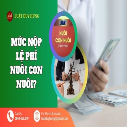 Lệ phí nuôi con nuôi
