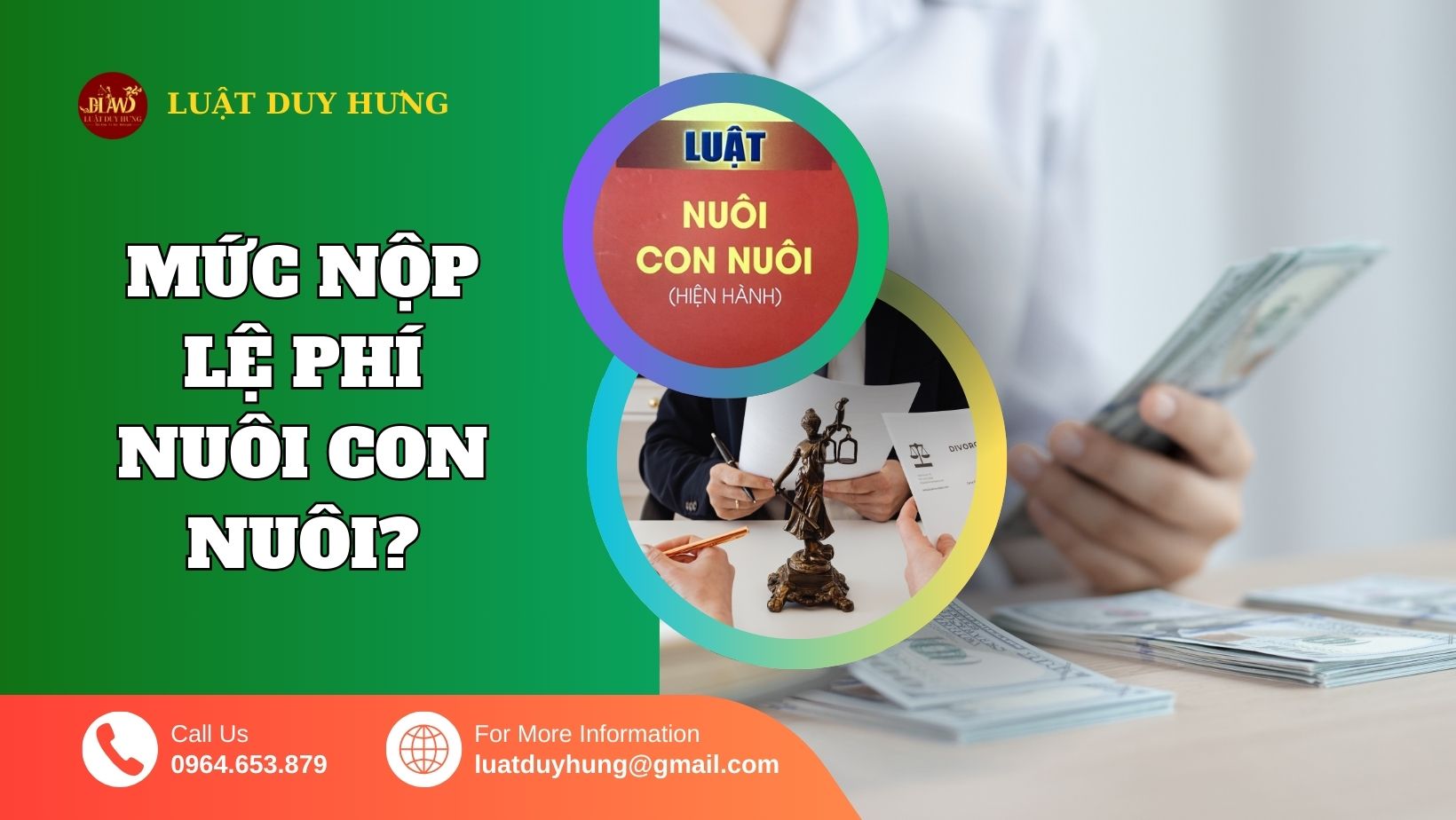 Nộp lệ phí nuôi con nuôi