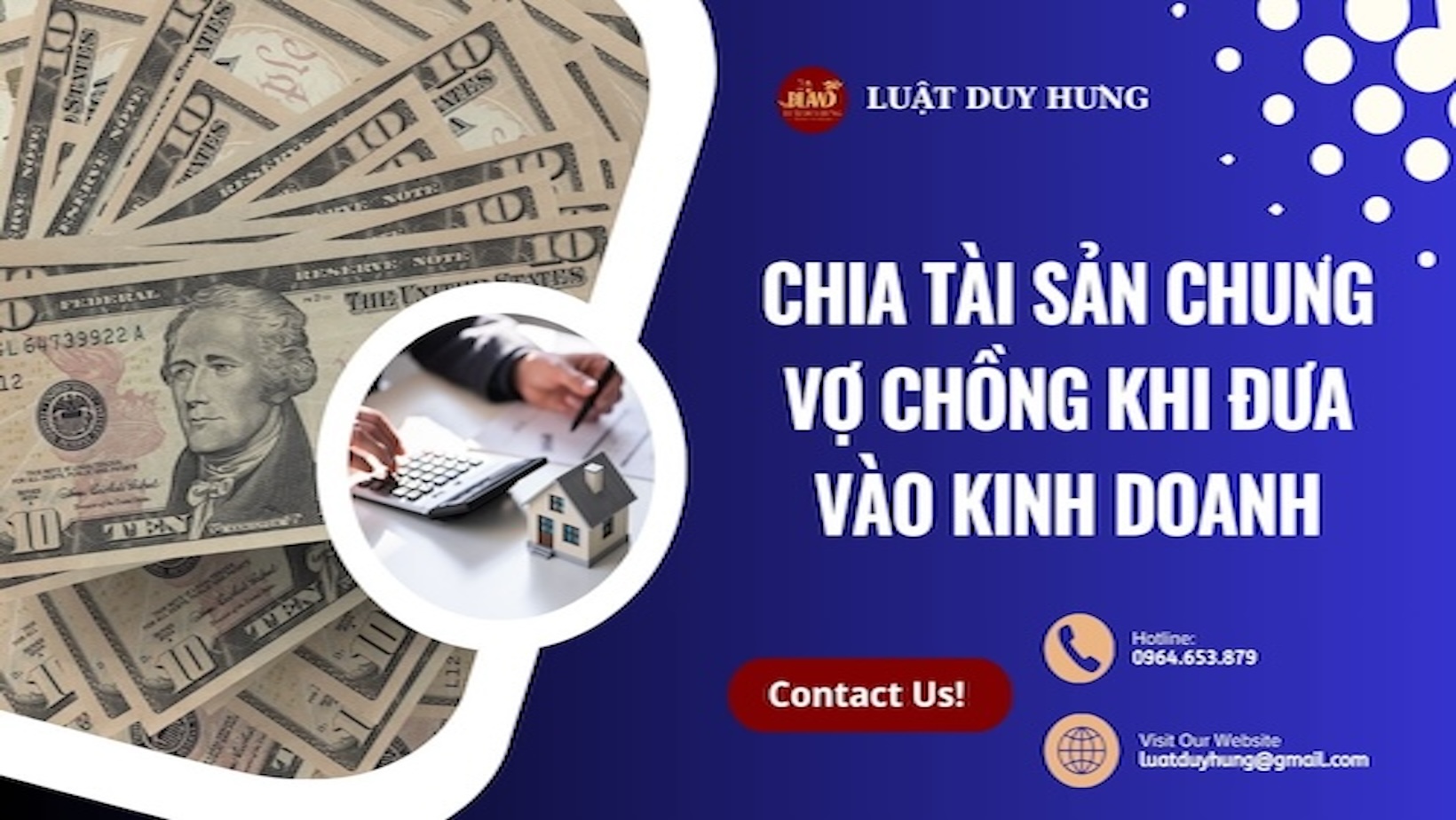 CHIA TÀI SẢN CHUNG VỢ CHỒNG KHI ĐƯA VÀO KINH DOANH