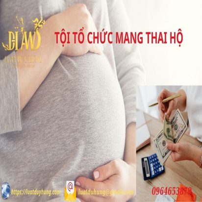 Tội tổ chức mang thai hộ