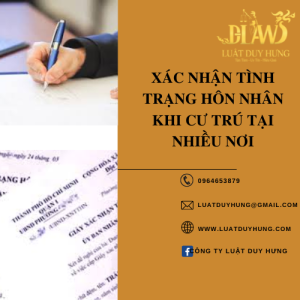xác nhận tình trạng hôn nhân