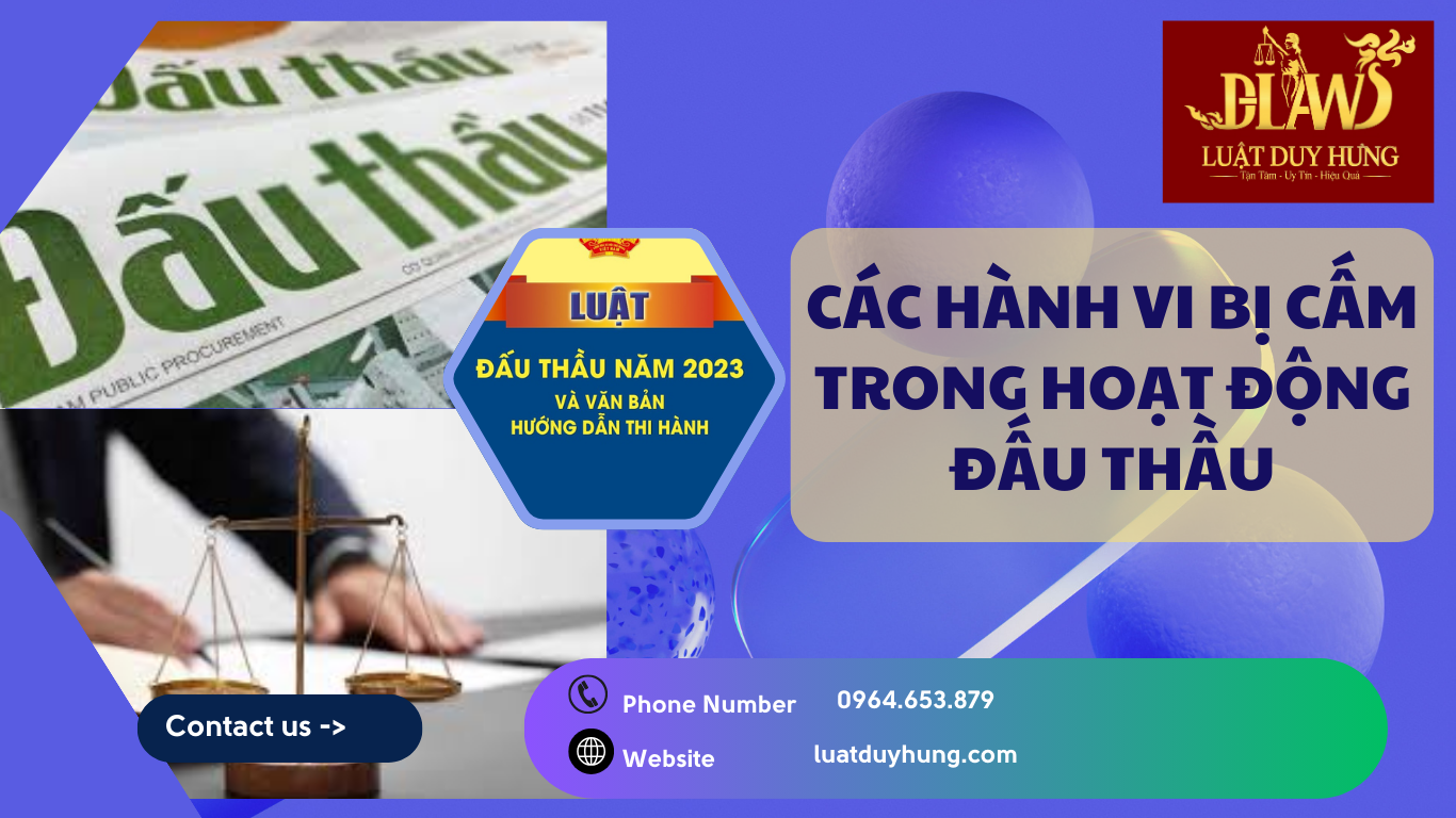 Hành vi bị cấm trong đấu thầu