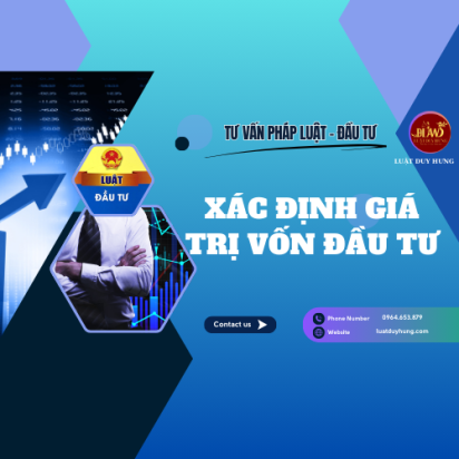 xác định giá trị vốn đầu tư