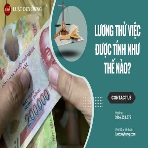 LƯƠNG THỬ VIỆC ĐƯỢC TÍNH NHƯ THẾ NÀO?