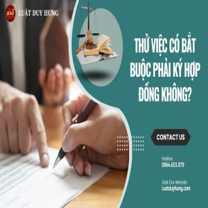 THỬ VIỆC CÓ BẮT BUỘC PHẢI KÝ HỢP ĐỒNG KHÔNG?