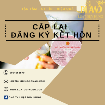 cấp lại đăng ký kết hôn