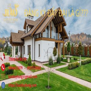 Đăng ký đất đai