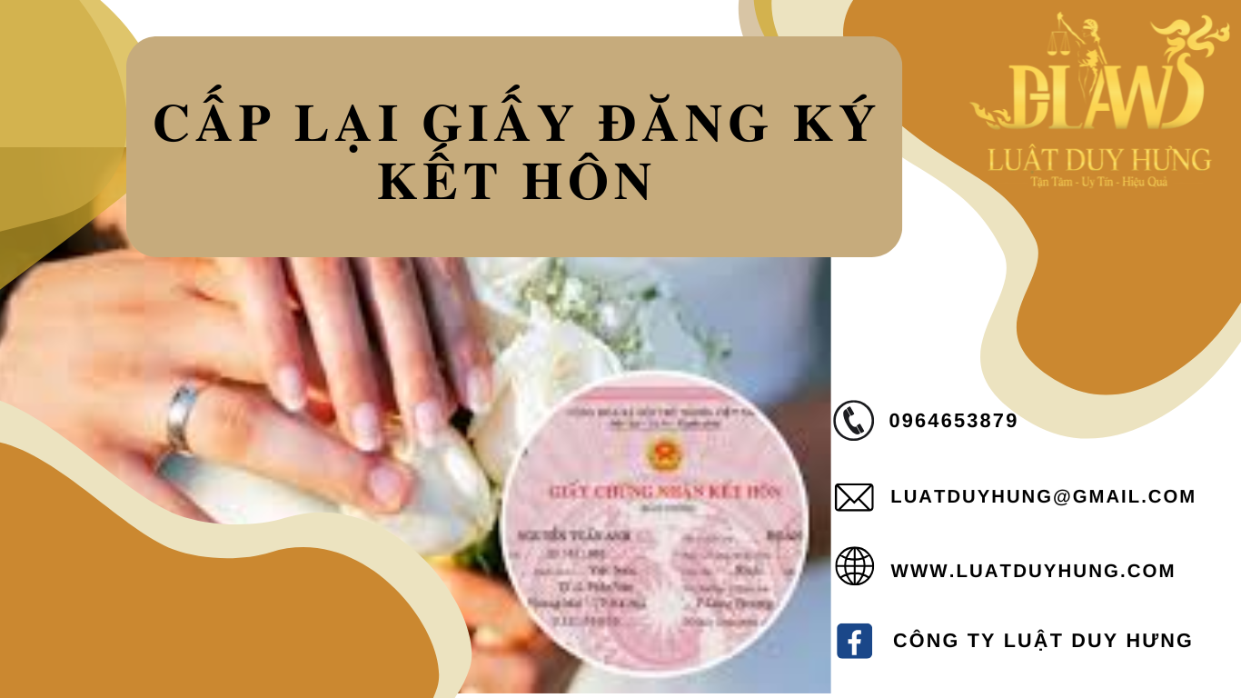 cấp lại đăng ký kết hôn