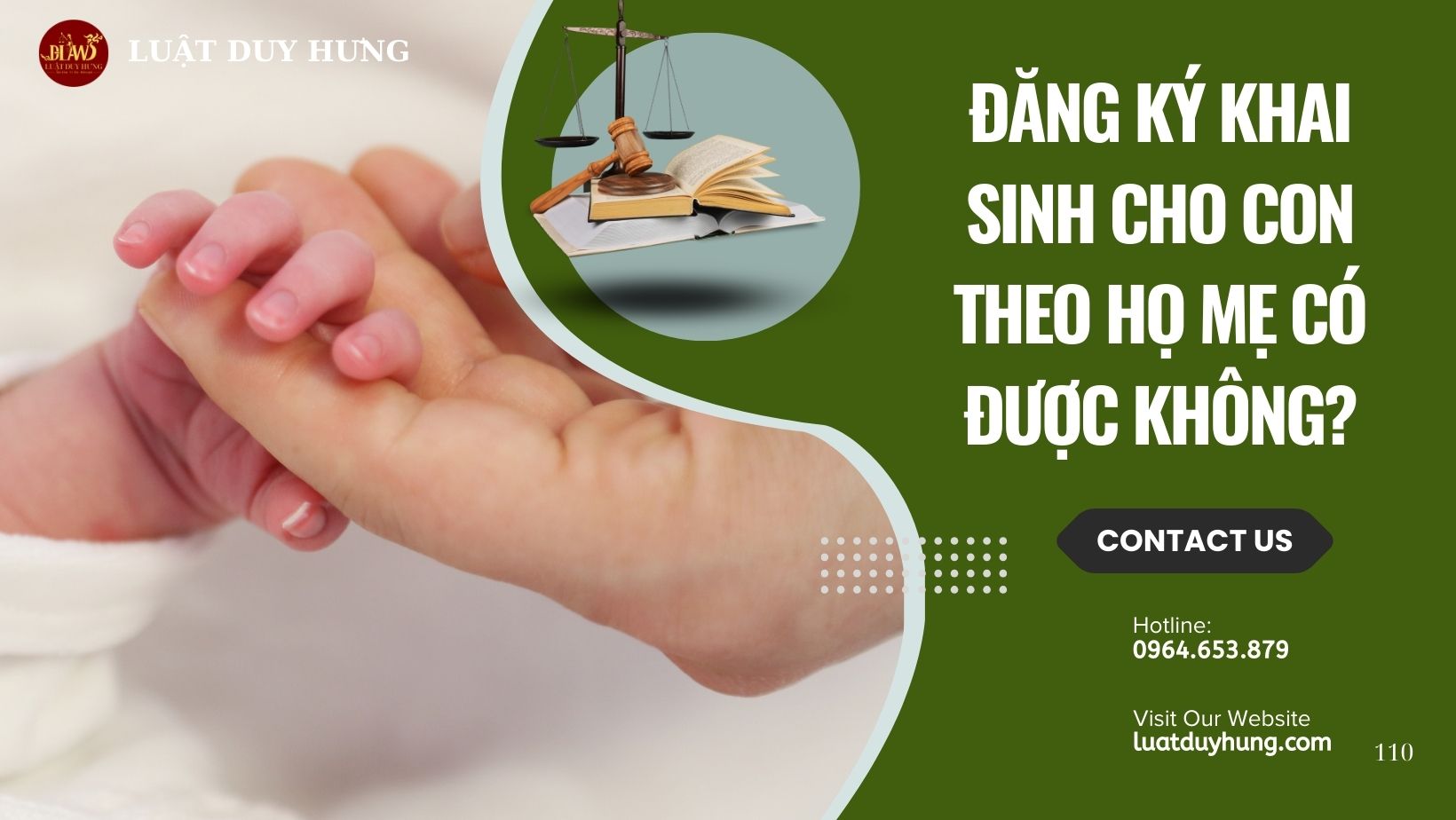  ĐĂNG KÝ KHAI SINH CHO CON THEO HỌ MẸ CÓ ĐƯỢC KHÔNG?