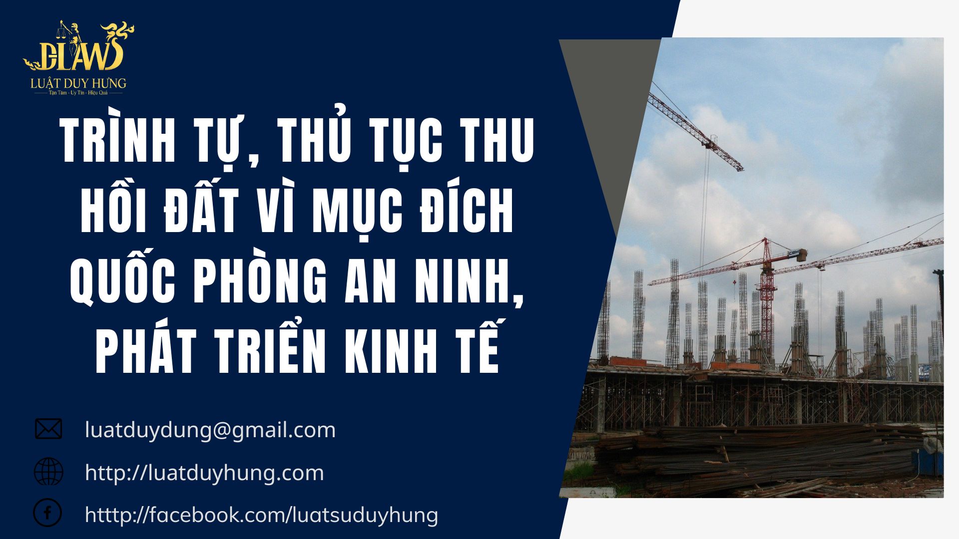 TRÌNH TỰ, THỦ TỤC THU HỒI ĐẤT VÌ MỤC ĐÍCH QUỐC PHÒNG AN NINH, PHÁT TRIỂN KINH TẾ 2
