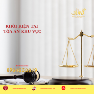 Khởi kiện tại Tòa án Khu vực