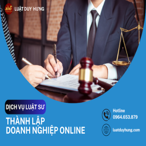 THÀNH LẬP DOANH NGHIỆP ONLINE