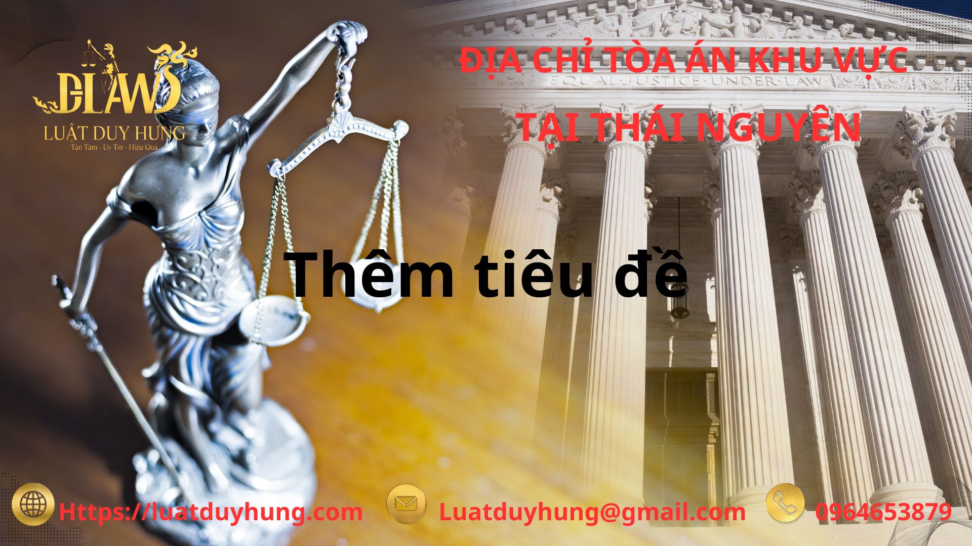 Địa chỉ tòa án khu vực tại Thái Nguyên