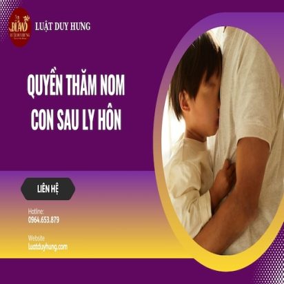 Quyền thăm nom con sau ly hôn