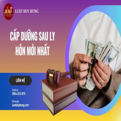 cấp dưỡng sau ly hôn