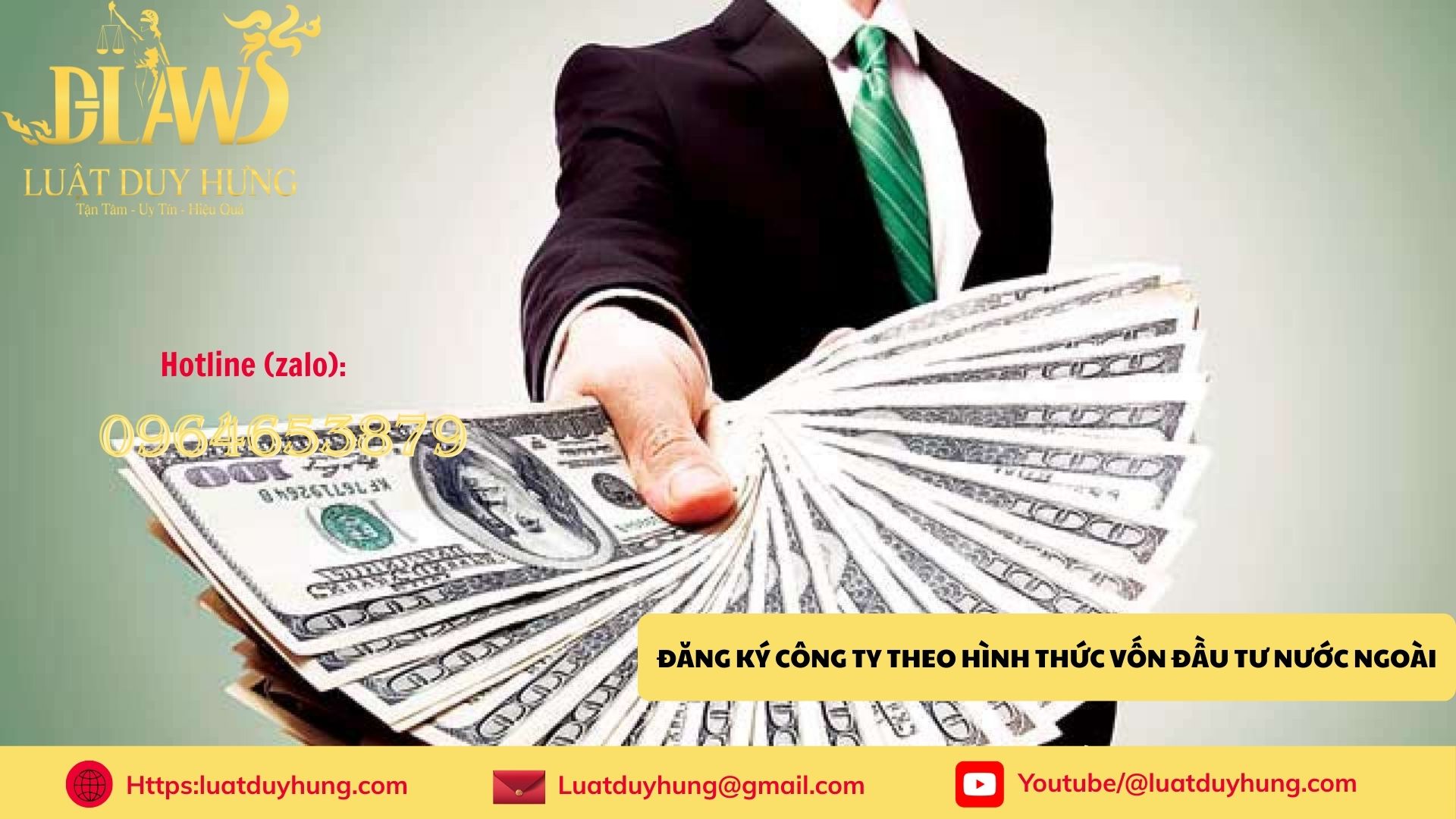 ĐĂNG KÝ CÔNG TY THEO HÌNH THỨC VỐN ĐẦU TƯ NƯỚC NGOÀI