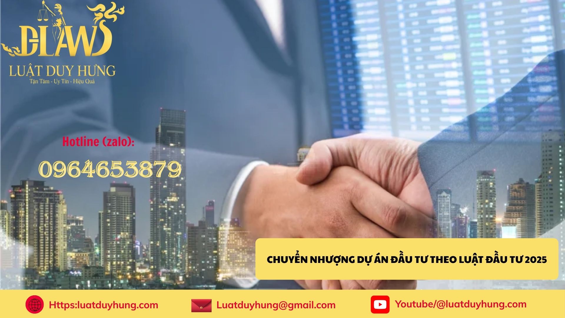 Chuyển nhượng dự án đầu tư theo Luật Đầu tư 2025