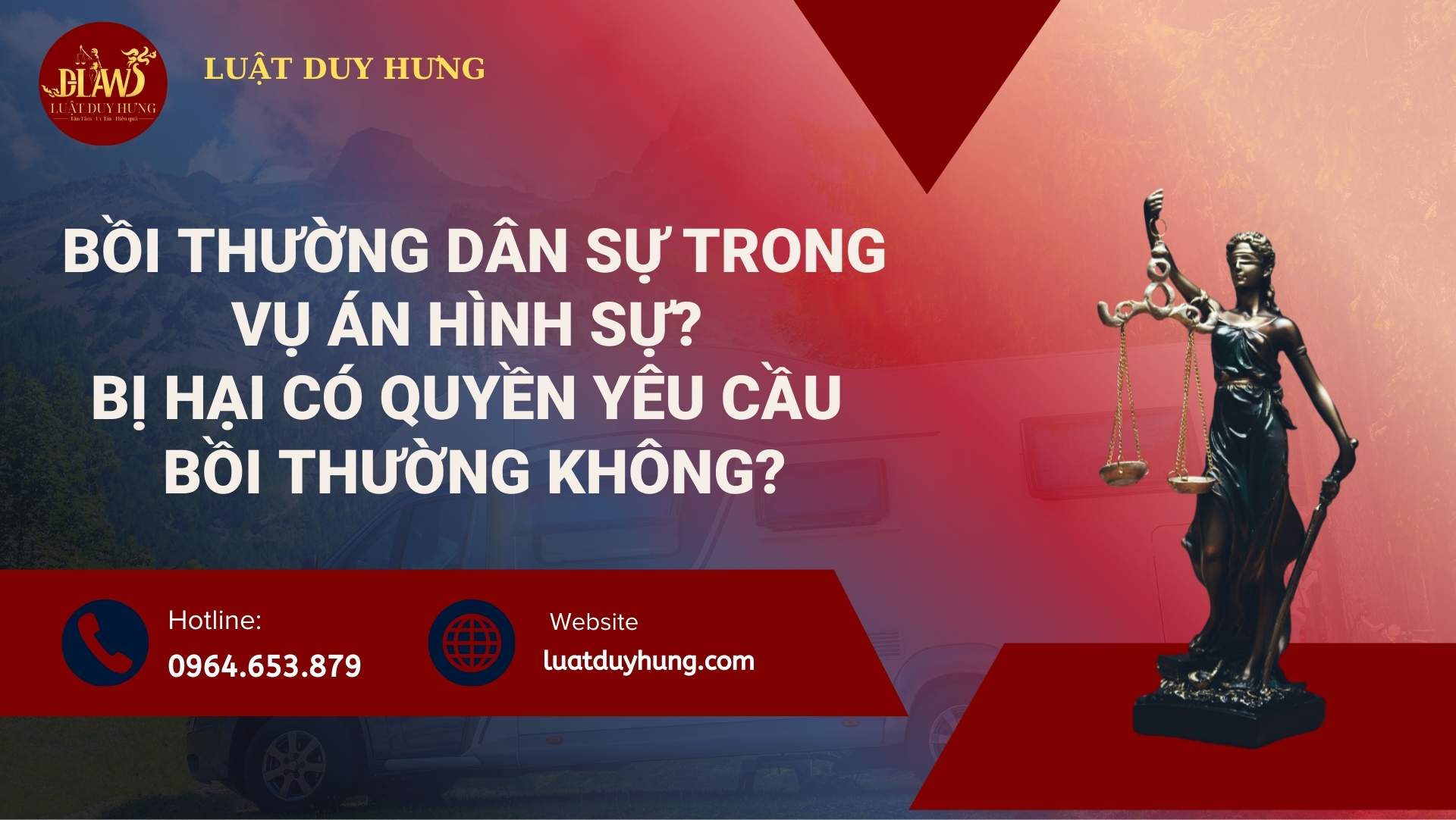 Bồi thường dân sự trong vụ án hình sự Bị hại có quyền yêu cầu không