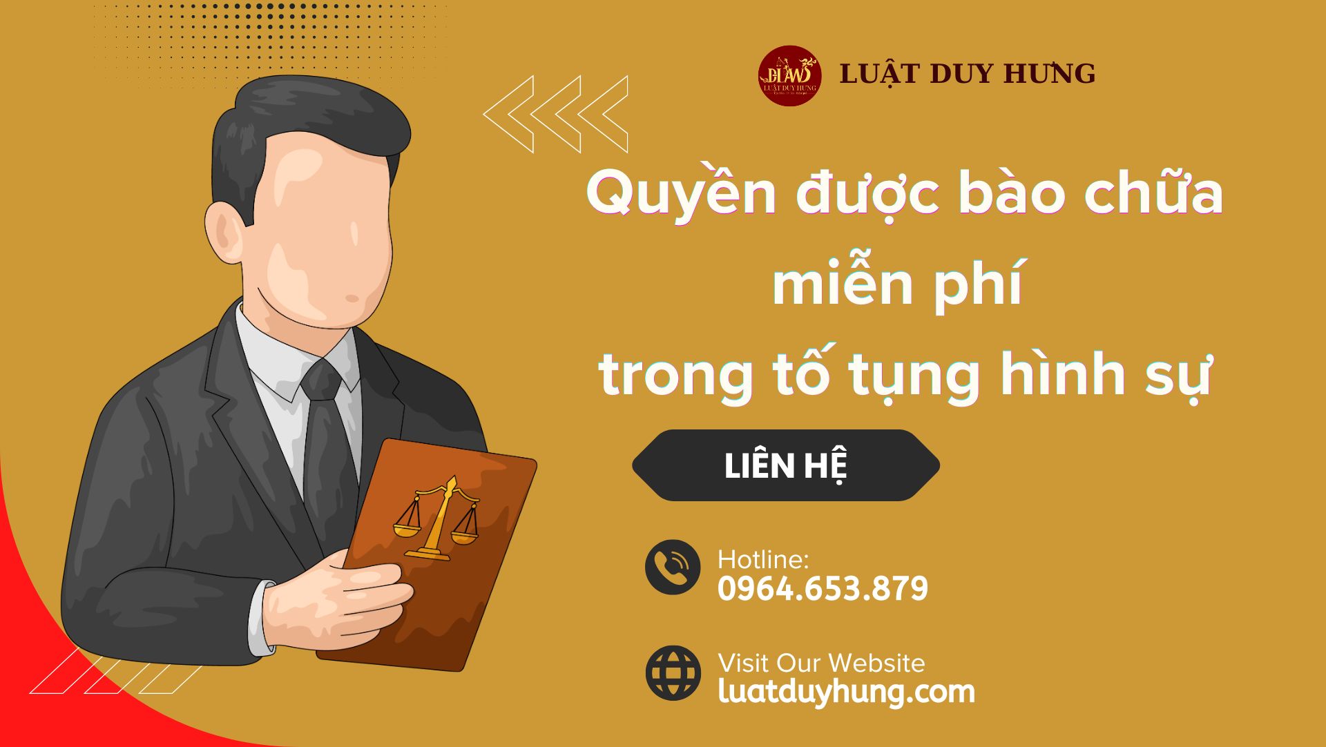 Những trường hợp được bào chữa miễn phí