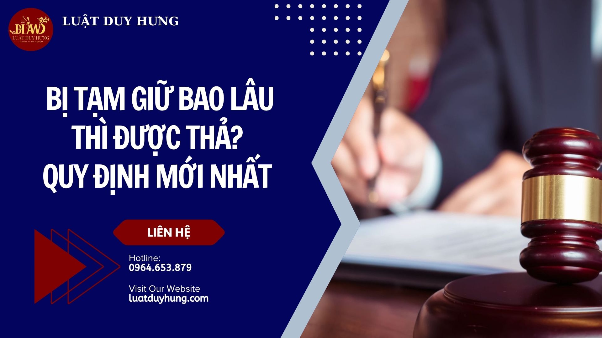 Bị tạm giữ bao lâu thì được thả Quy định mới nhất theo pháp luật hình sự