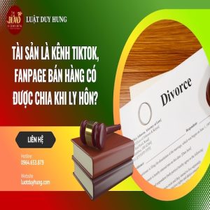 TÀI SẢN LÀ KÊNH TIKTOK, FANPAGE BÁN HÀNG CÓ ĐƯỢC CHIA KHI LY HÔN?