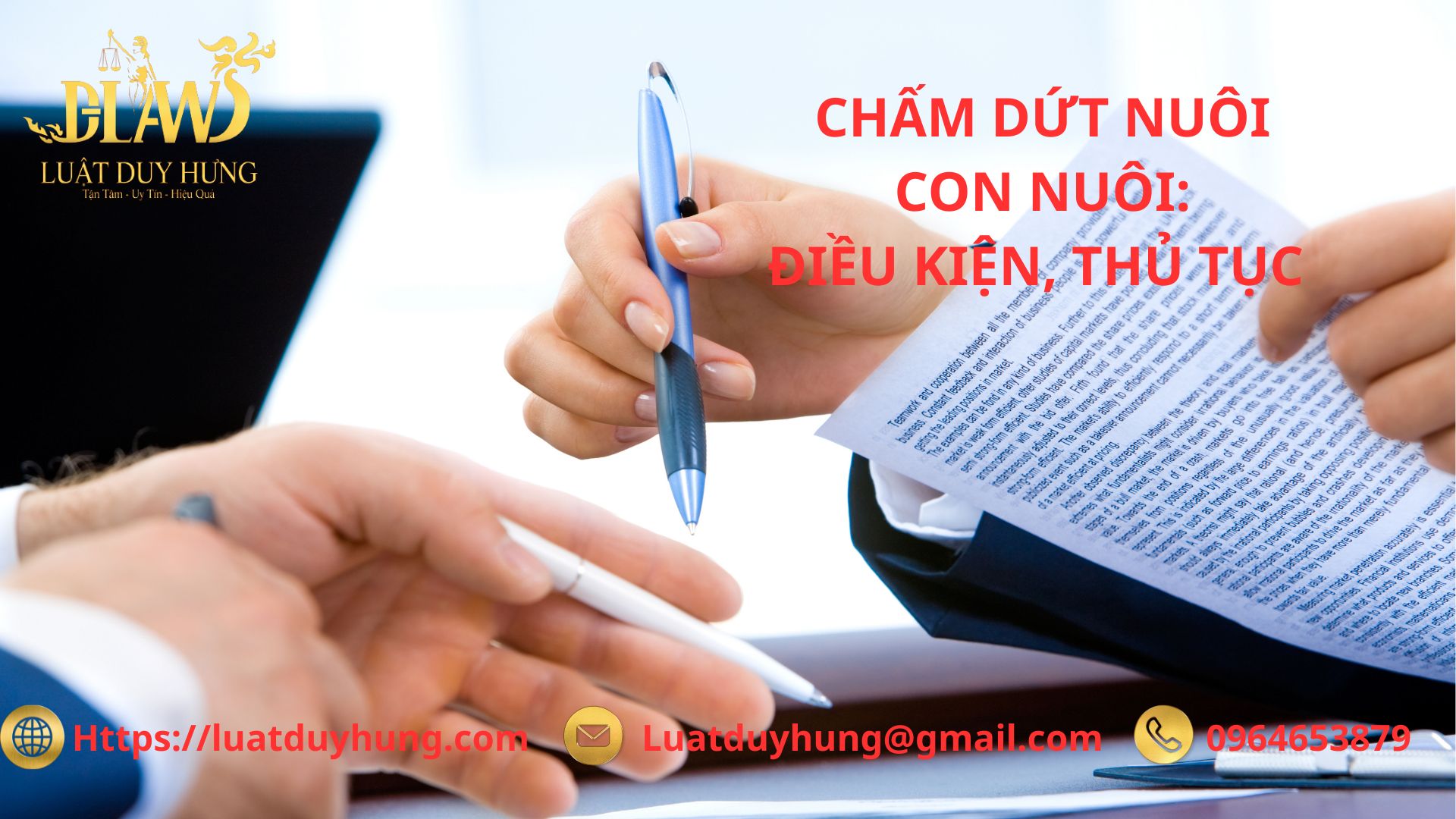 CHẤM DỨT NUÔI CON NUÔI ĐIỀU KIỆN, THỦ TỤC