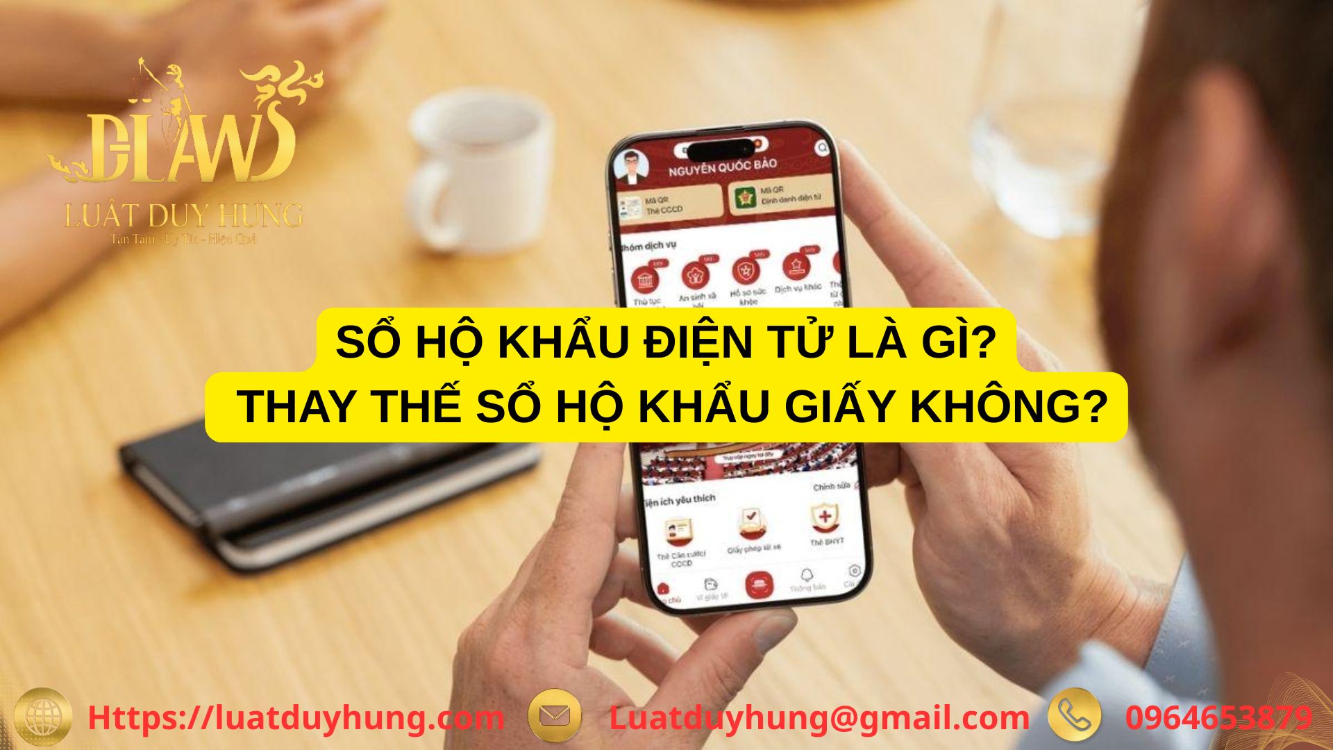 SỔ HỘ KHẨU ĐIỆN TỬ LÀ GÌ THAY THẾ SỔ HỘ KHẨU GIẤY KHÔNG