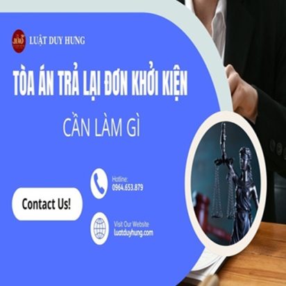 tòa án trả lại đơn khởi kiện
