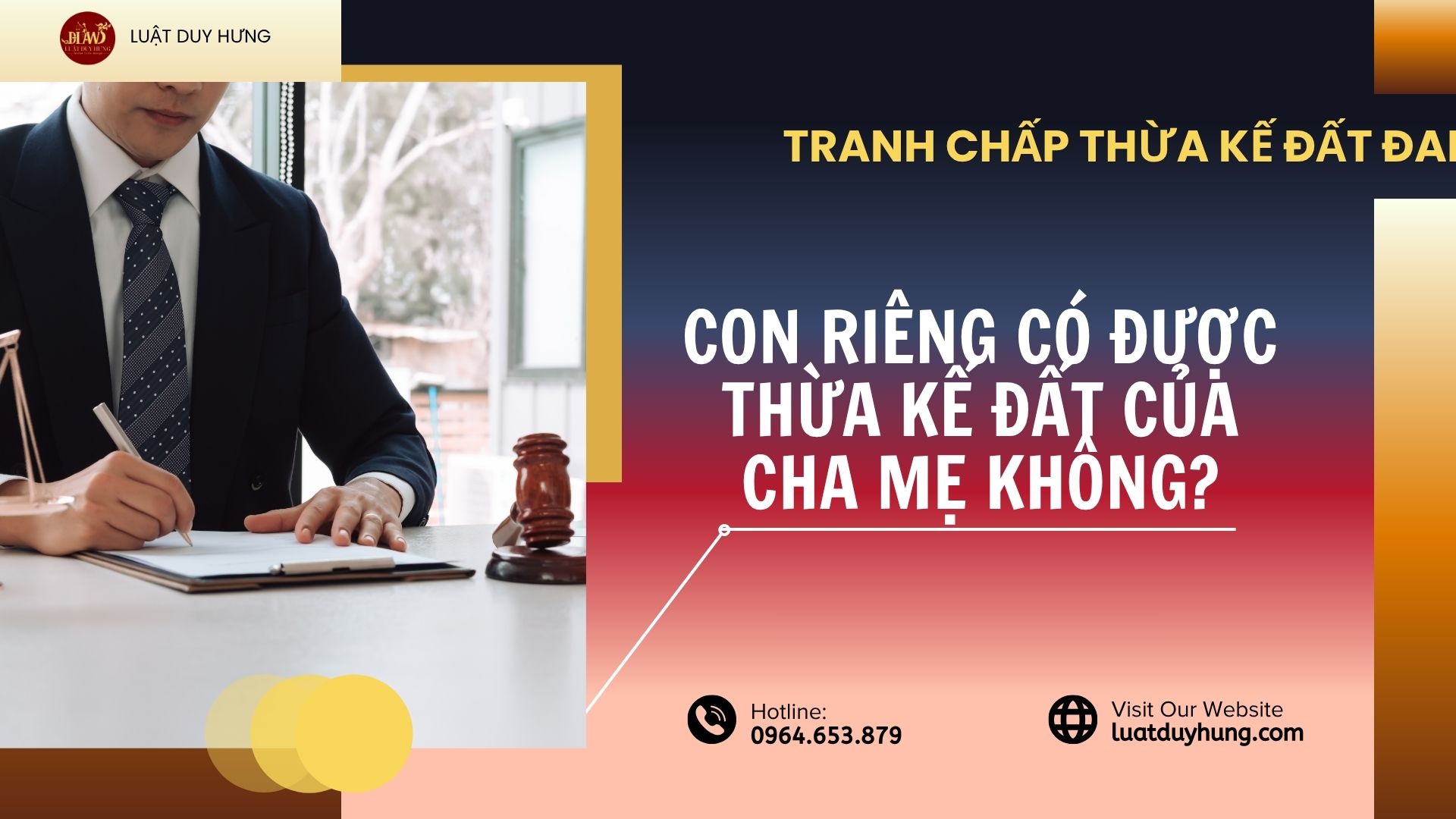 CON RIÊNG CÓ ĐƯỢC THỪA KẾ ĐẤT CỦA CHA MẸ KHÔNG?