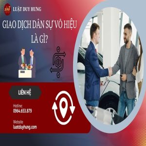 Giao dịch dân sự vô hiệu