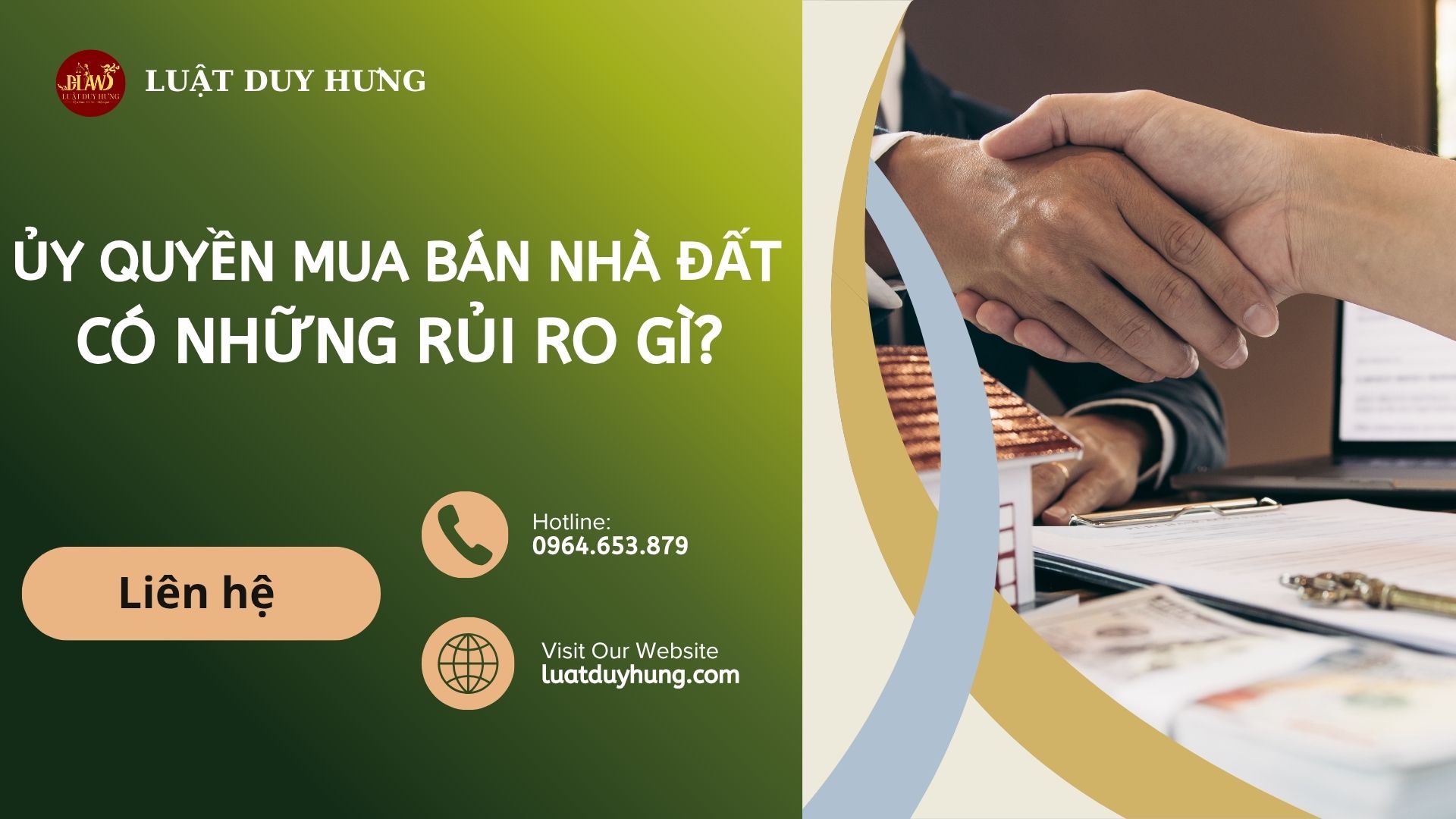 Ủy quyền mua bán nhà đất