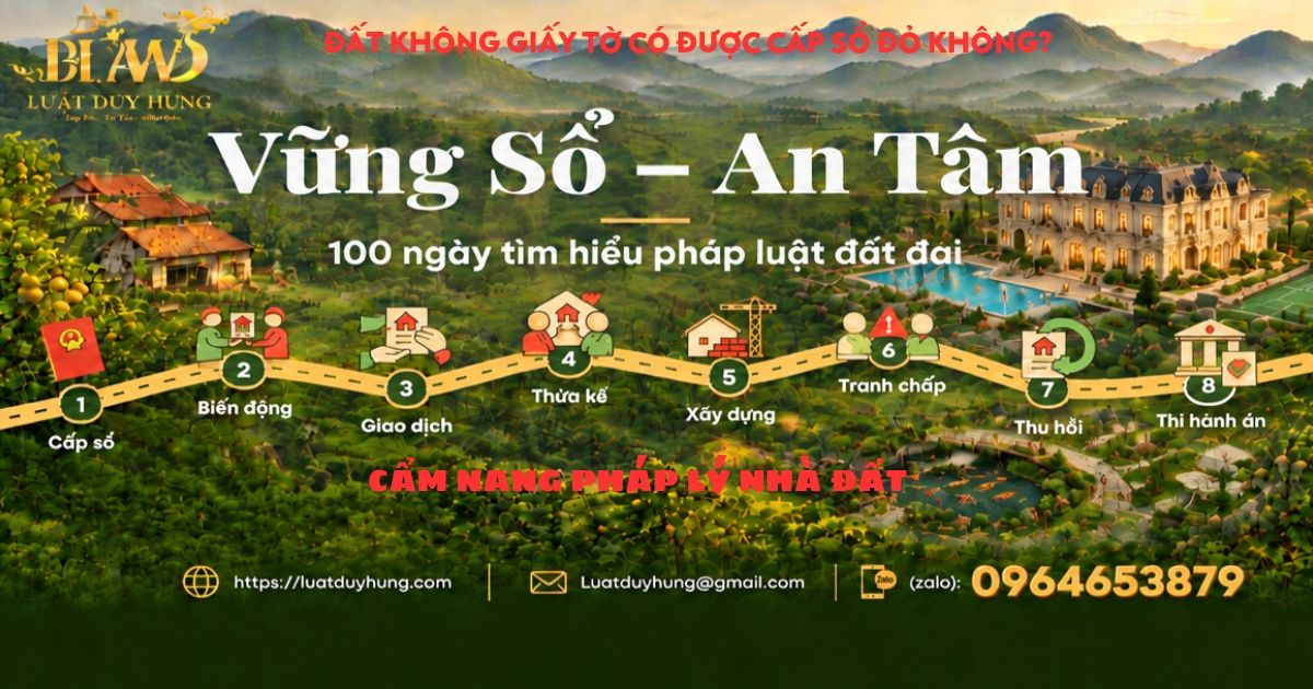 Không có giấy tờ cấp sổ đỏ thế nào